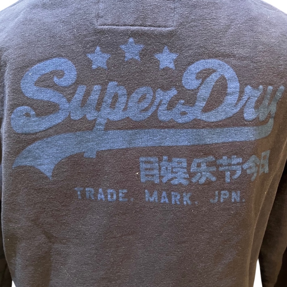 Superdry Women's Vintage Logo Heritage Hoodie - Blue Size 6 - Picture 6 of 10